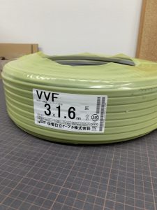 住電日立ケーブルのVVFケーブル（型番：1.6mm×3C×100m）の買取実績