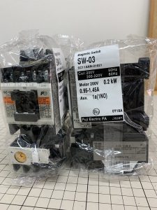 富士電機の電磁開閉器（型番：SW-03-200V-0.2KW）の買取実績