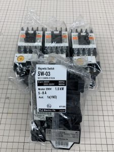 富士電機の電磁開閉器（型番：SW-03-200V-1.5KW-AC200V-1A）の買取実績