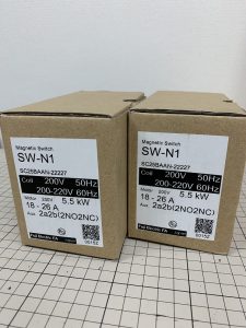 富士電機の電磁開閉器（型番：SW-N1-200V-5.5KW-AC200V）の買取実績