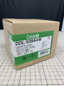 大光電機の人感センサー付ダウンライト（型番：DDL-5394AW）の買取実績