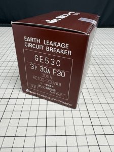 日東工業の漏電ブレーカー(型番:GE53C3P30AF30)の買取実績