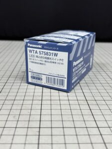 パナソニックのLED埋込逆位相調光スイッチC（型番：WTA575831W）の買取実績