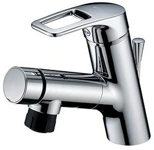 洗面所用水栓(台付1穴・シングルレバー・タッチスイッチ・ハンドシャワー・吐水切替・ワンプッシュ式) TLN32TEFR