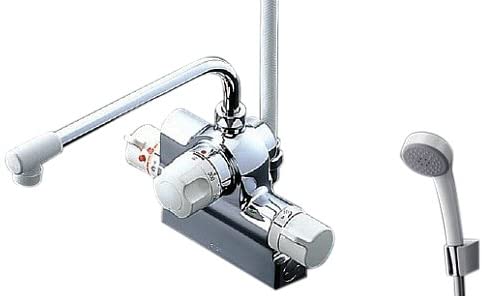 浴室用水栓 台付き 定量止水 寒冷地向け TMJ48EZ (エアインシャワー・樹脂)