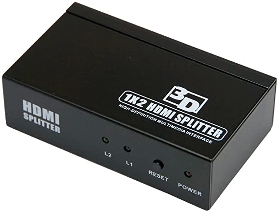 HDMIスプリッター 2分配器 1入力・2出力 LJ-1205