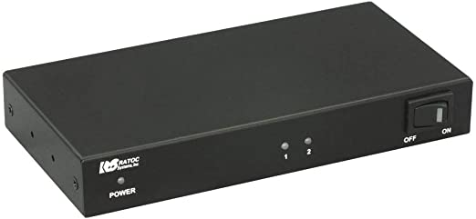 HDMI分配器 2分配 4K60Hz／HDCP2.2対応 1入力・2出力 RS-HDSP2-4K