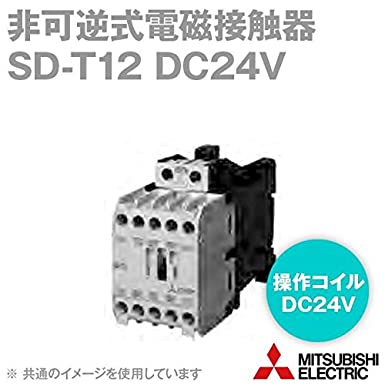 SD-T12 DC24V 1a1b 非可逆式電磁接触器 (操作コイル: DC24V) (定格絶縁電圧: 690V) (補助接点: 1a1b) NN