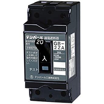 漏電遮断器 GB-2ZA 20A 30MA 2ZA2030