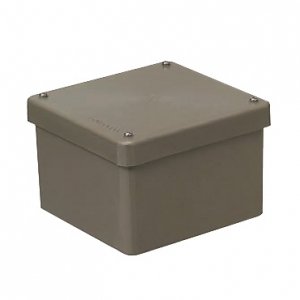防水プールボックス カブセ蓋 正方形 120×120×80 ライトブラウン PVP-1208BLB