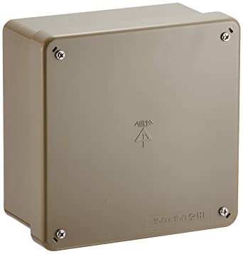 防水プールボックス カブセ蓋 正方形 150×150×75 ライトブラウン PVP-1507BLB