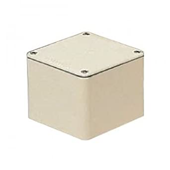 防水プールボックス 平蓋 正方形 ノックなし 300×300×100 ミルキーホワイト PVP-3010AM