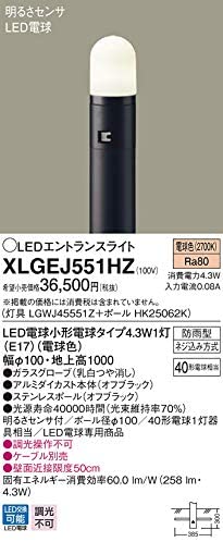 Everleds LED 明るさセンサ付エントランスライト (地上高1000mm) XLGEJ551HZ