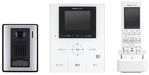 テレビドアホンワイヤレスセット 《ROCOタッチポータブル》 AC電源直結・タッチセンサー式 モニター付親機・子機＋充電台＋カメラ付玄関子機 WK-24A