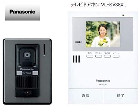 カラーテレビドアホン 電源直結式 VL-SV38XL