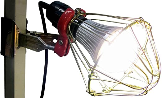 ライテックス LEDクリップランプ 白熱電球60W相当 LED電球6W 昼白色 口金E26 連結コンセント付 屋内用 WT-600