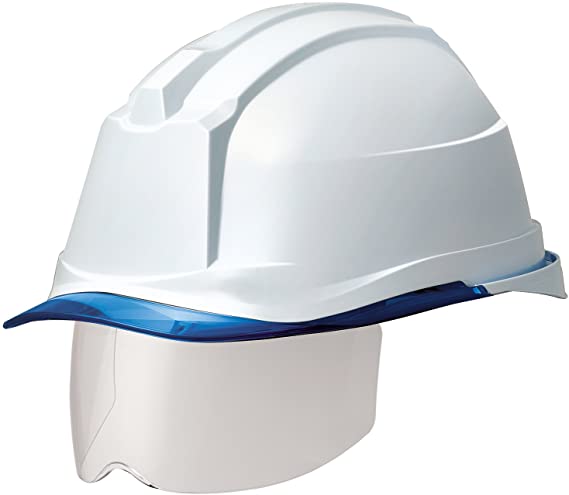 ヘルメット 一般作業用 電気作業用 スライダー面 SC19PCLS RA3 αライナー付 ホワイト ブルー