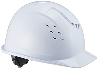 ベンチレーション ヘルメット 一般作業用 通気孔付 SC13BV RA KP付 ホワイト