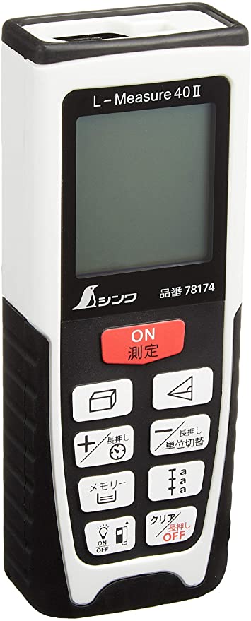 レーザー距離計 L-Measure40 2 尺相当表示機能付 78174