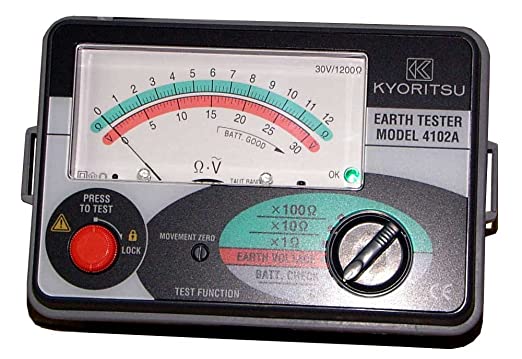 アナログ接地抵抗計(ソフトケース) MODEL4102A