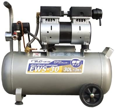 静音オイルレスコンプレッサー 30L EWS-30