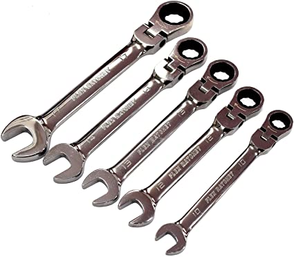 フレックスラチェットレンチセット 10~17mm SGR-F5SET
