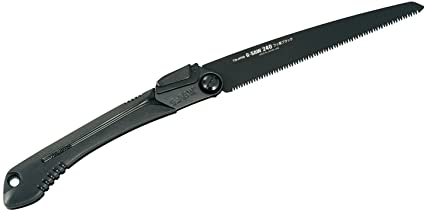 ジーソー折込厚刃240 フッ素ブラック 刃渡り240mm GK-A240FB